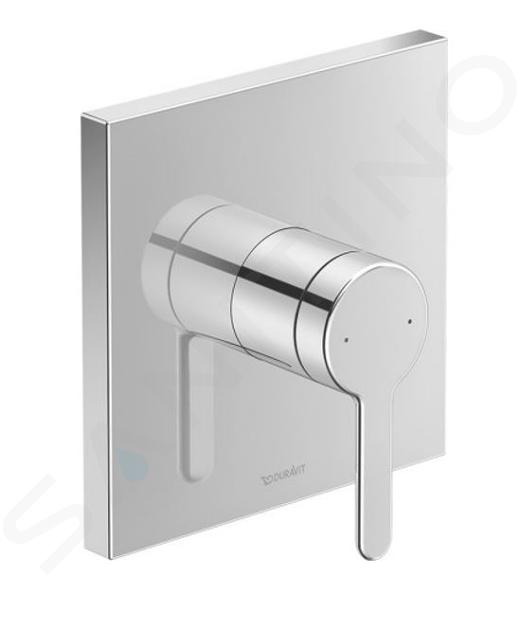 Duravit C.1 - Grifo empotrado de ducha, cromo C14210009010