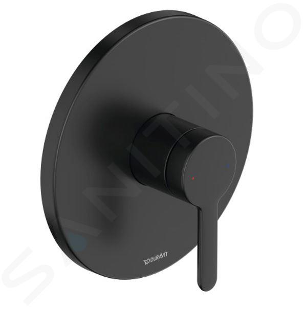 Duravit C.1 - Mitigeur de douche encastré, noir mat C14210010046