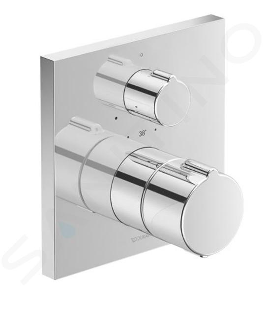 Duravit C.1 - Mitigeur thermostatique de douche encastré, chrome C14200015010