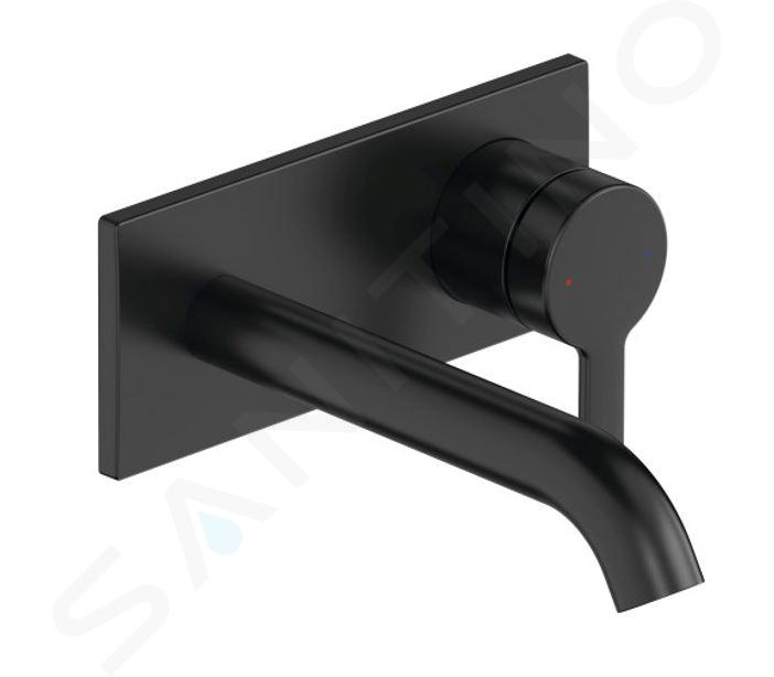 Duravit C.1 - Grifo empotrado de lavabo, negro mate C11070003046