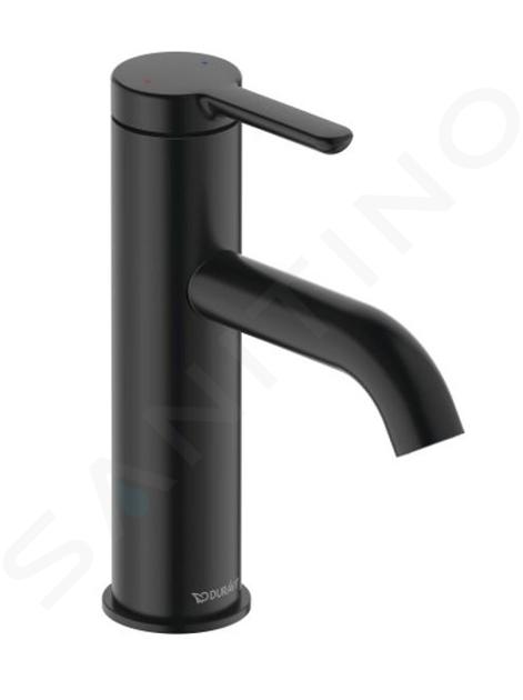 Duravit C.1 - Grifo de lavabo, negro mate C11020002046