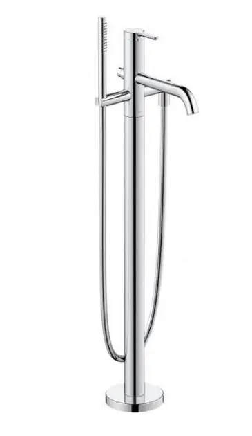Duravit C.1 - Mitigeur de baignoire au sol, avec accessoires, chrome C15250000010