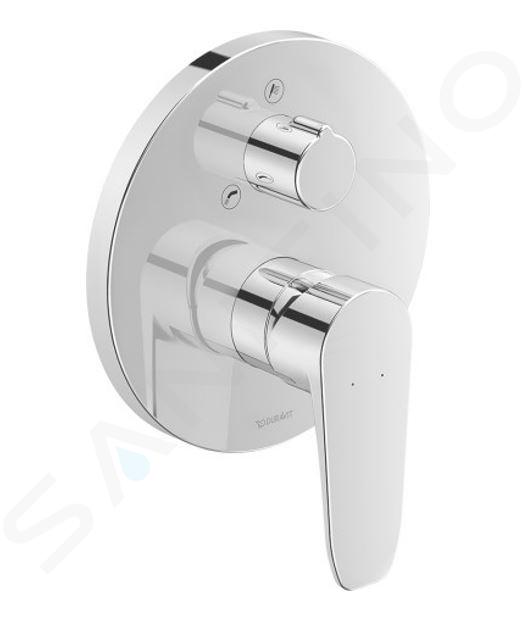 Duravit B.1 - Miscelatore ad incasso per vasca da bagno, per 2 utenze, cromo B15210012010