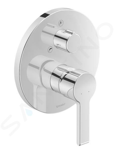 Duravit B.2 - Rejtett kádkeverő 2 készülékhez, krómozott B25210012010