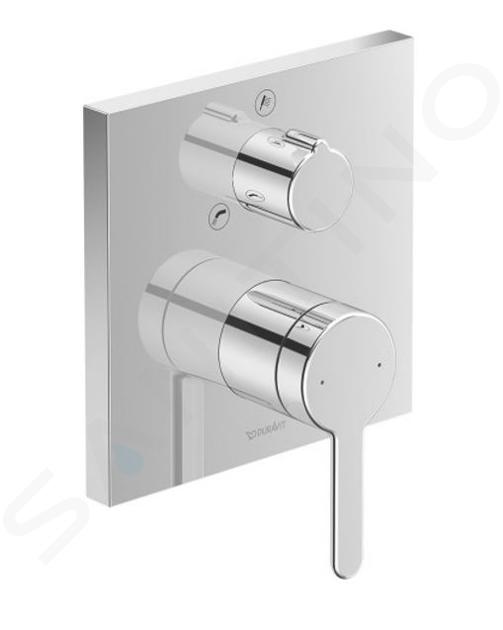 Duravit C.1 - Miscelatore ad incasso per vasca da bagno, per 2 utenze, cromo C15210011010