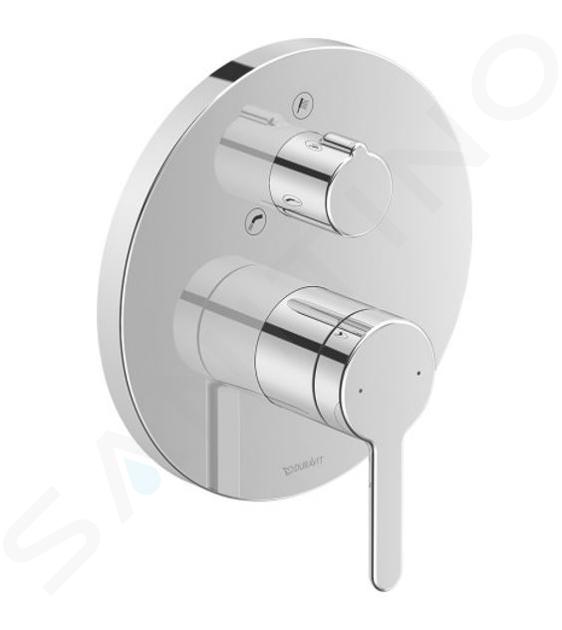 Duravit C.1 - Inbouw thermostatische badkraan, voor 2 functies, chroom C15210012010