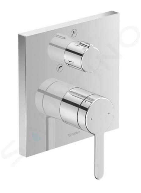 Duravit C.1 - Inbouw thermostatische badkraan, voor 2 functies, chroom C15210017010