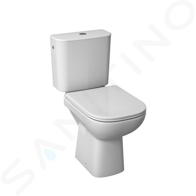 Jika Deep - Set WC monobloc cu rezervor, evacuare din spate, Dual Flush, alb H8266160002801