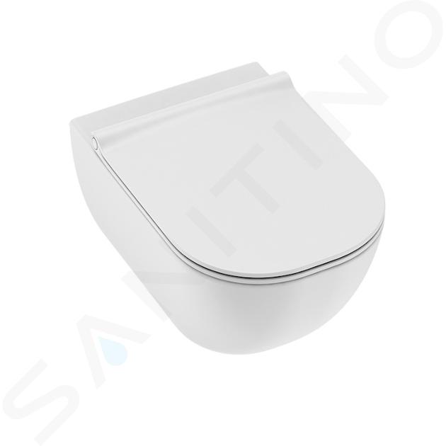 Jika Mio - Hangend toilet, Rimless, met Jika Perla, wit H8207141000001