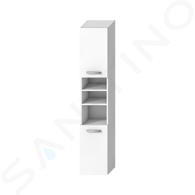 Jika Lyra plus - Armoire haute 170x32x25 cm, 2 portes G/D, blanc H43J3822303001