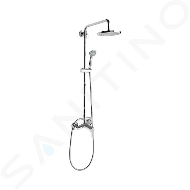 Jika Talas Trendy - Set de douche avec mitigeur, 3 jets, chrome H3332E70045331