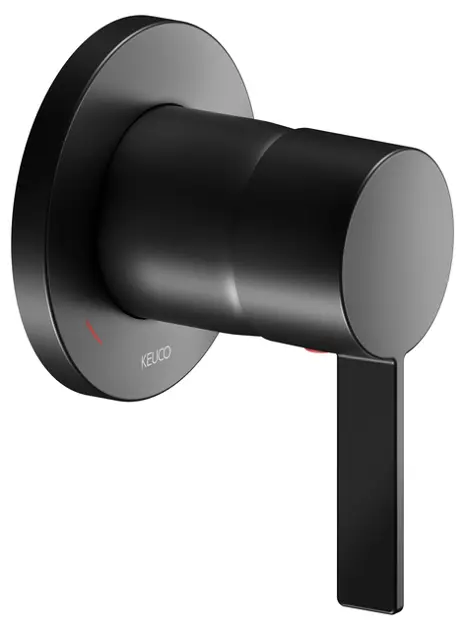 Keuco IXMO - Miscelatore doccia ad incasso, nero opaco 59551379501