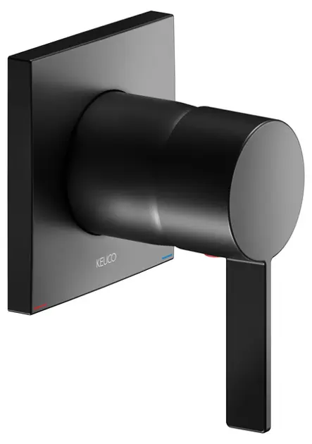 Keuco IXMO - Mitigeur de douche encastré, noir mat 59551379502