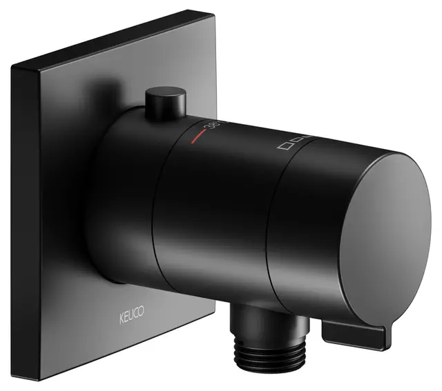 Keuco IXMO - Unterputz-Thermostatarmatur, mit Schlauchanschluss, schwarz matt 59554370002