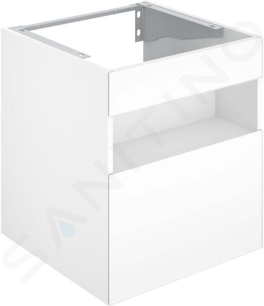 Keuco Stageline - Umývadlová skrinka, 50x63x49 cm, s osvetlením a USB, biela 32842300100