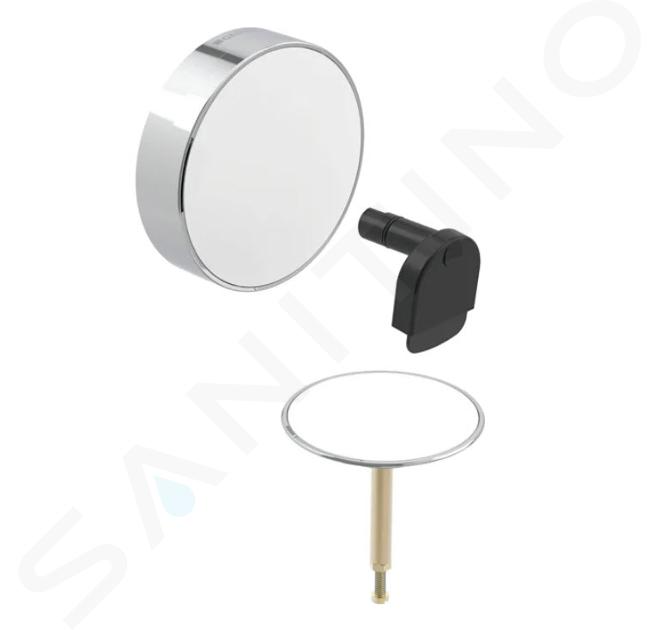 Geberit Accesorios - Kit de montaje de conjunto de bañera, con control giratorio y suministro d52, blanco/cromo 150.481.KJ.1