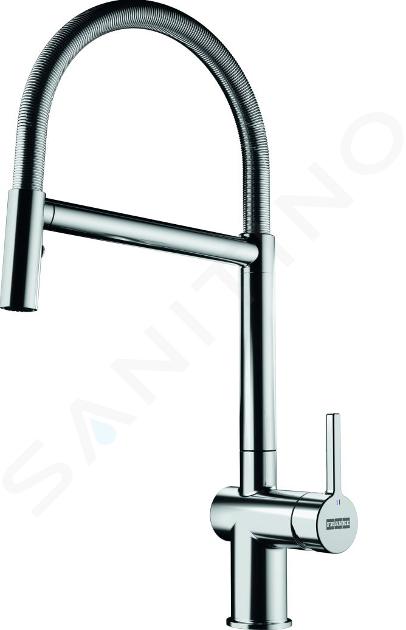 Franke Active - Mitigeur d'évier FN 3407.031, avec bras flexible, chrome 115.0653.407