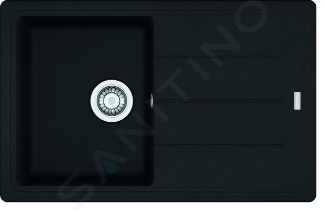 Franke Basis - Chiuvetă fragranite BFG 611-78, 78x50 cm, negru mat 114.0661.513