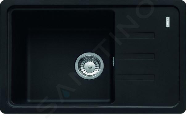 Franke Malta - Fragranit Spülbecken BSG 611-62, 62x44 cm, schwarz matt 114.0661.515