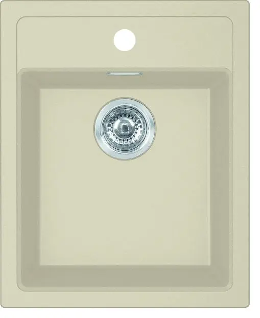 Franke Sirius - Tectonite spoelbak SID 610-40, 43x53 cm, beige 143.0670.895