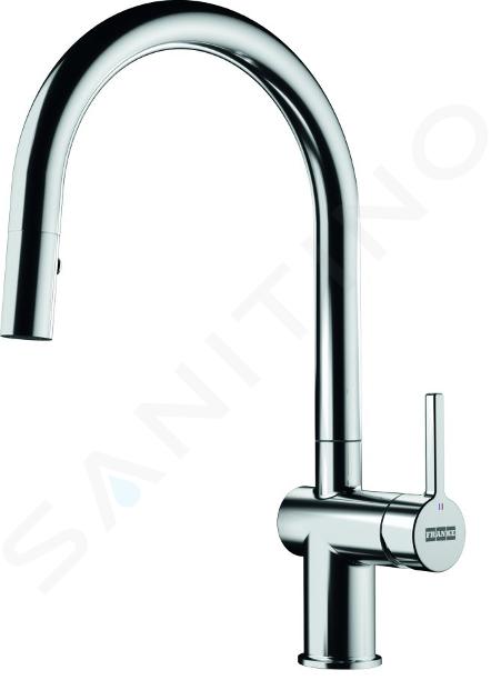 Franke Active - Grifo de fregadero FN 4090.031, con ducha extraíble, cromo 115.0653.401