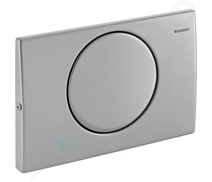 Geberit Delta10 - Pulsador de descarga, acero inoxidable 115.108.00.1