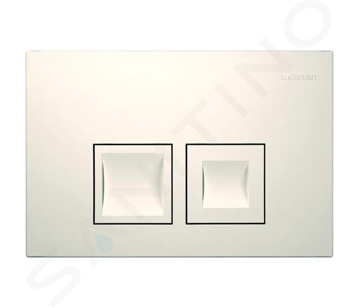 Geberit Delta35 - Placca di comando, bianco alpino 115.135.11.5