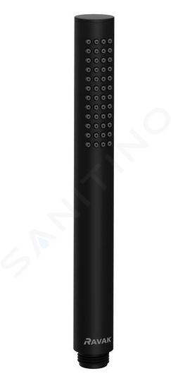Ravak Chrome - Zuhanyfej, 1 vízsugár, matt fekete X07P573