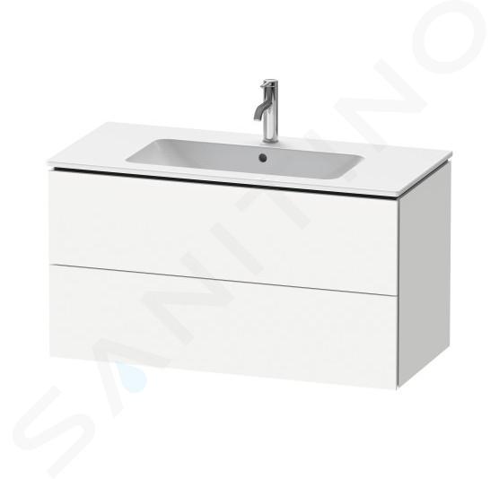 Duravit L-Cube - Wastafelonderkast 55x102x48 cm, 2 laden, wit mat LC624201818