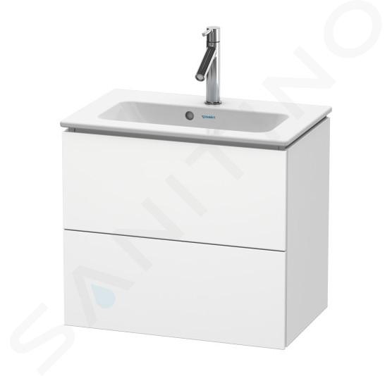 Duravit L-Cube - Waschtischunterschrank 55x62x39 cm, 2 Schubladen, weiß matt LC625601818