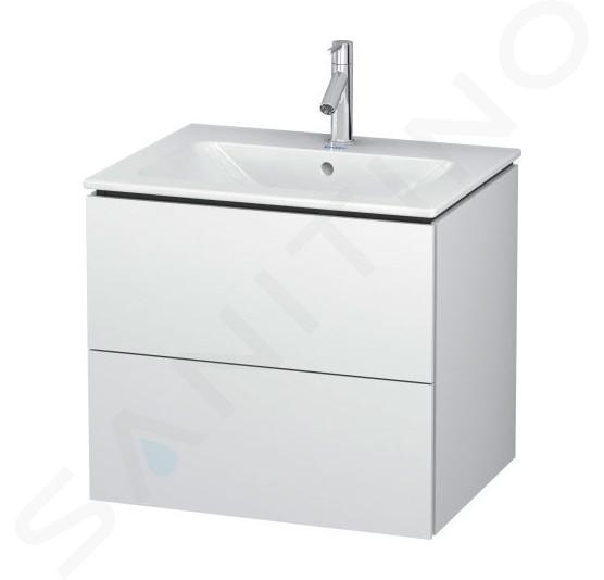 Duravit L-Cube - Wastafelonderkast 550x620x481 mm, 2 laden, wit mat LC624001818