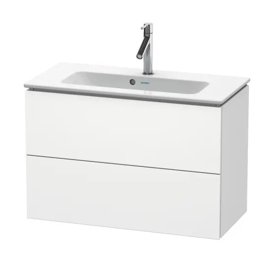 Duravit L-Cube - Szafka podumywalkowa 55x82x39 cm, 2 szuflady, biały mat LC625701818