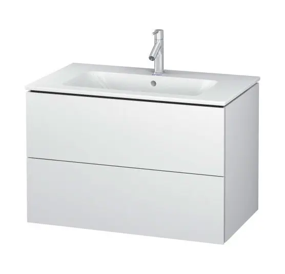 Duravit L-Cube - Umyvadlová skříňka 55x82x48 cm, 2 zásuvky, bílá mat LC624101818