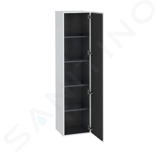 Duravit L-Cube - Hochschrank 1760x500x363 mm, Scharniere rechts, weiß matt LC1180R1818