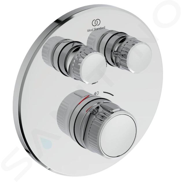 Ideal Standard CeraTherm Navigo - Mitigeur de douche thermostatique encastré pour 2 sorties, chrome A7296AA