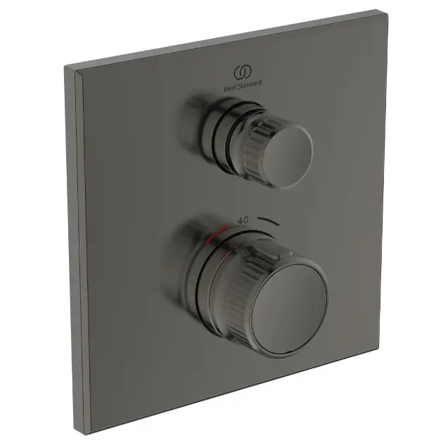 Levně Ideal Standard CeraTherm Navigo - Termostatická sprchová baterie pod omítku, Magnetic Grey A7301A5