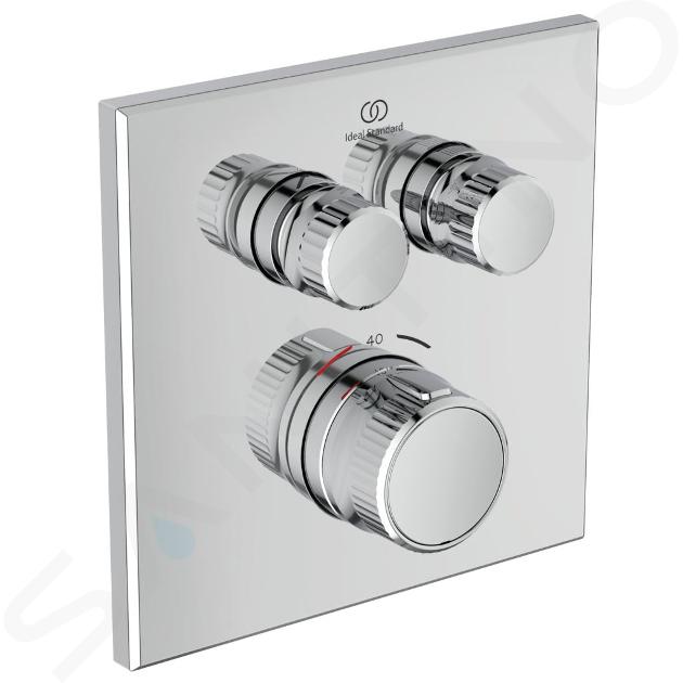 Ideal Standard CeraTherm Navigo - Mitigeur de douche thermostatique encastré pour 2 sorties, chrome A7302AA