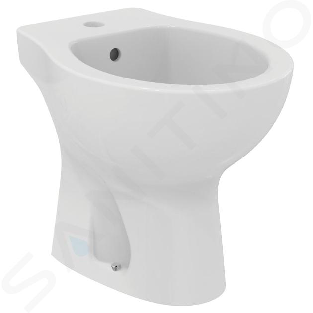 Ideal Standard Eurovit - Bidé independiente, 360x500 mm, con rebosadero, orificio para grifo, blanco E877401