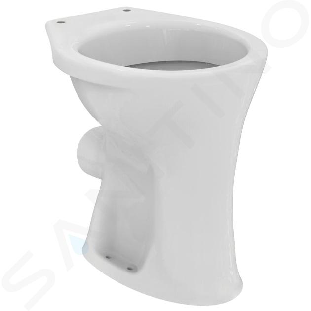 Ideal Standard Eurovit - Stojace WC, bezbariérové, ploché splachovanie, biela V311601