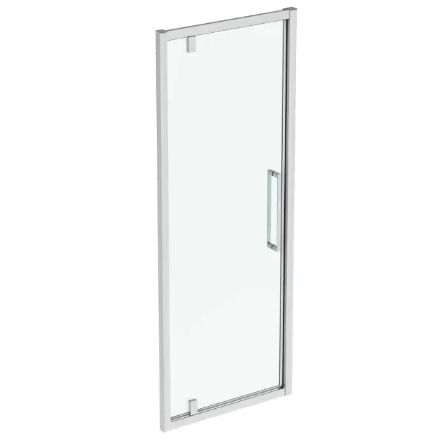 Ideal Standard i.Life - Porte de douche pivotanteante 80 cm, silver bright / verre clair T4837EO