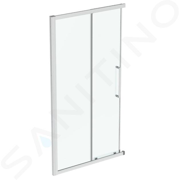 Ideal Standard i.Life - Ușă de duș glisantă, din două părți, 1100 mm, silver bright / sticlă transparentă T4858EO