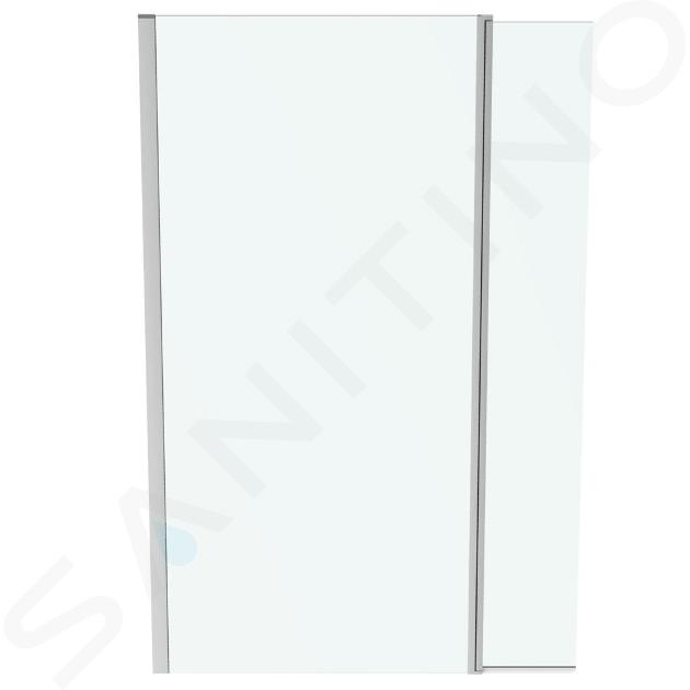 Ideal Standard i.Life - Parete walk-in con pannello girevole 1400 + 300 mm, silver bright/vetro trasparente T4883EO