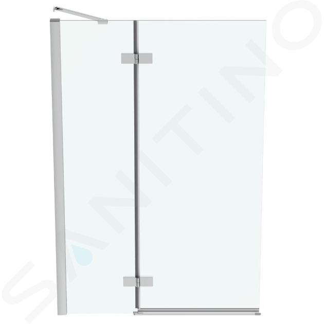 Eerlijk Het Onderzoek Ideal Standard i.Life - Badscherm, tweedelig, 1000 mm, links, silver  bright/helder glas T4887EO | Sanitino.nl