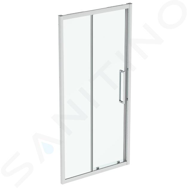 Ideal Standard i.Life - Schiebeduschtür, zweiteilige 100 cm, silver bright/rein Glas T4941EO