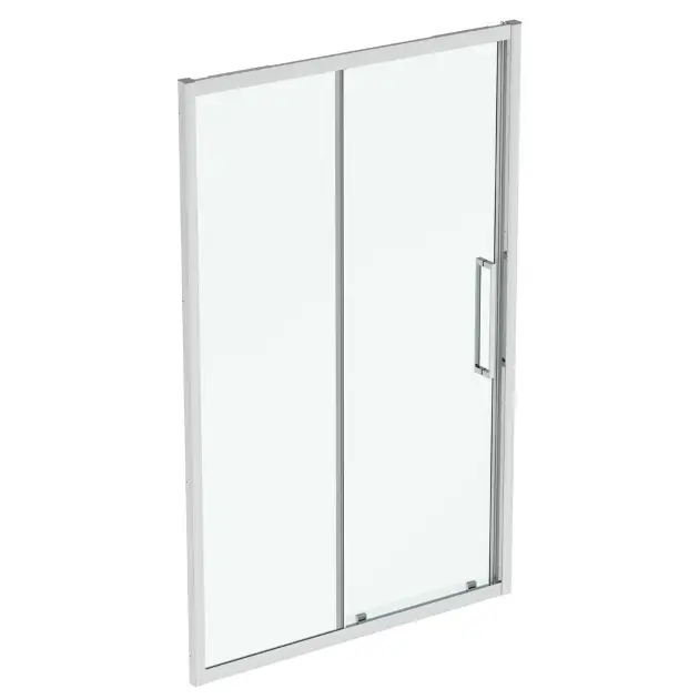 Ideal Standard i.Life - Posuvné sprchové dveře, dvoudílné, 140 cm, silver bright/čiré sklo T4949EO