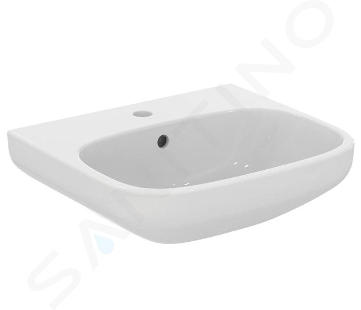 Ideal Standard i.Life A - Lavabo 500x440 mm, con rebosadero, orificio para grifo, blanco T470701