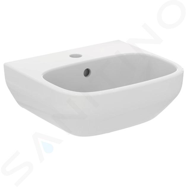 Ideal Standard i.Life A - Lavamanos 400x360 mm, con rebosadero, orificio para grifo, blanco T470801