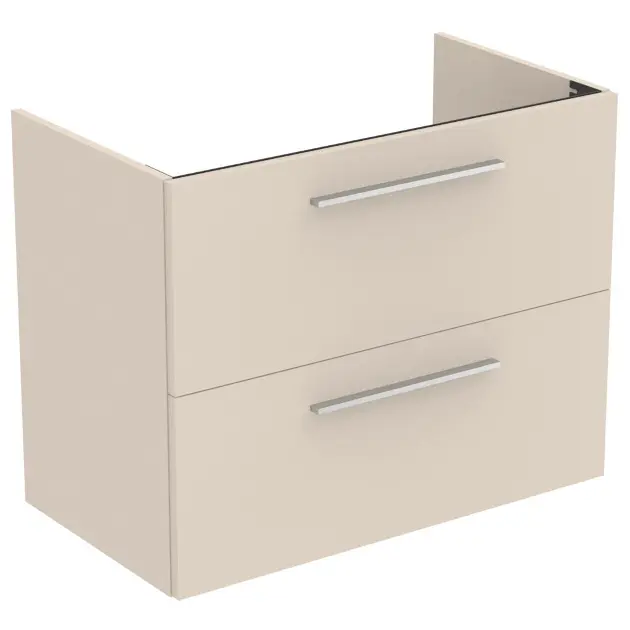 Levně Ideal Standard i.Life A - Skříňka pod umyvadlo, 80x44x63 cm, 2 zásuvky, matná písková T5256NF