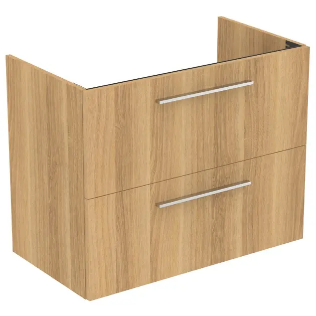 Levně Ideal Standard i.Life A - Skříňka pod umyvadlo, 80x44x63 cm, 2 zásuvky, dub T5256NX