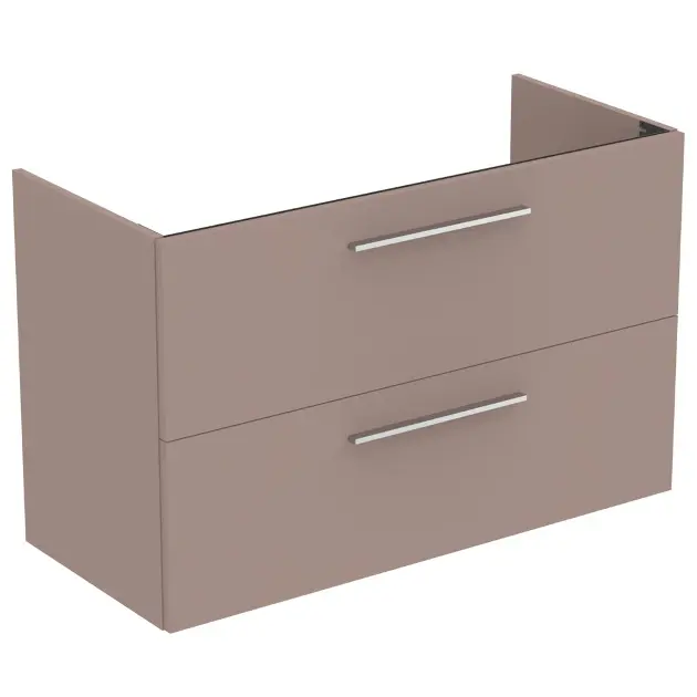 Levně Ideal Standard i.Life A - Skříňka pod umyvadlo, 100x44x63 cm, 2 zásuvky, matná béžová T5257NH